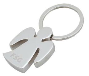 Round Key Ring, Blank Keychain Without Logos (GZHY-KA-019)