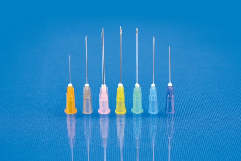 Disposable Medicial Injection Needle Color Coded Hub by Size for Recognition