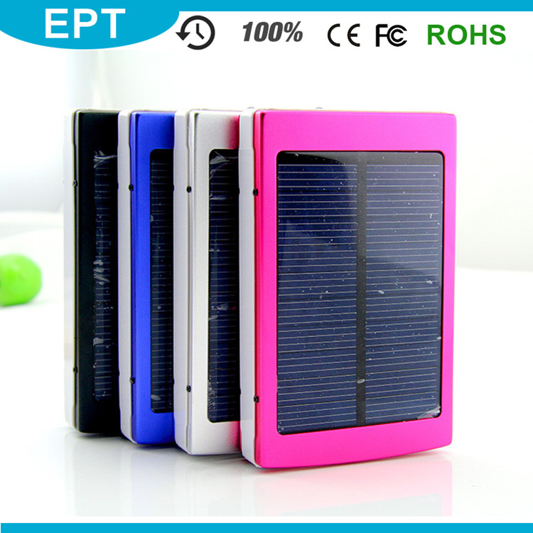New Portable Colorful 10000mAh Solar Power Bank (EP003)