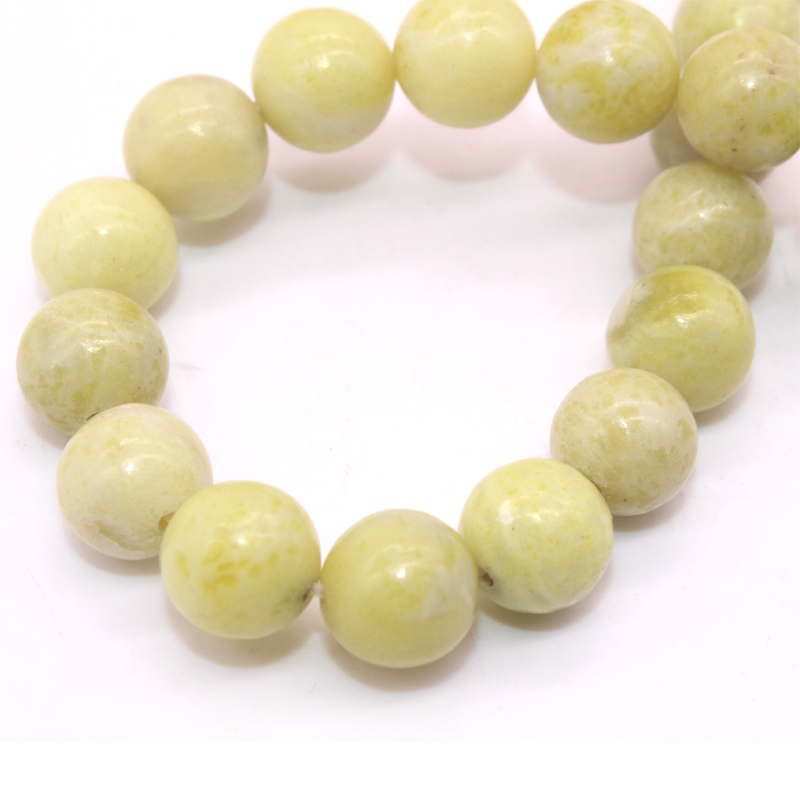 Size 4 6 8 10 12mm Natural Fynchenite Stone Yellow Sapphire Gemstone