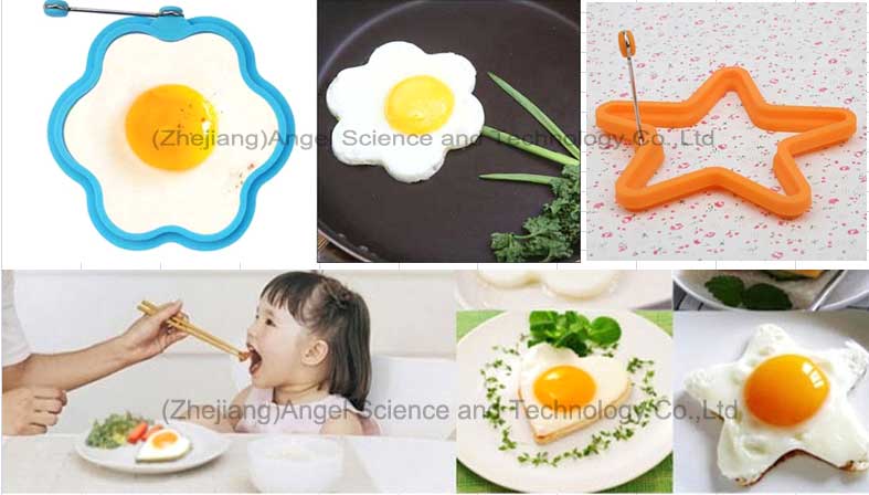 Promotional Round Silicone Egg Mould Kitchen Tool Se12