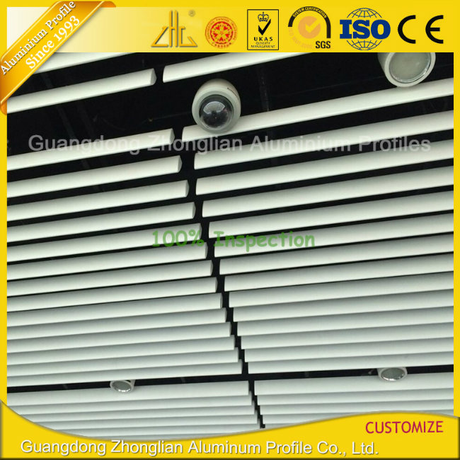 Anodized Aluminium Aluminum Louver / Shutter with Customized Colors and Sizes