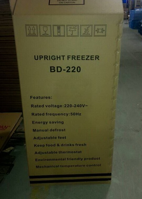 Mini Portable Single Door Upright Deep Freezer