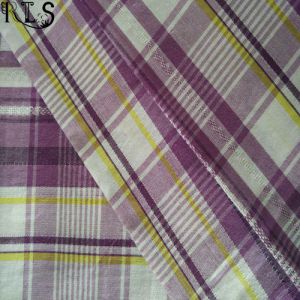 100% Cotton Poplin Woven Yarn Dyed Fabric for Shirts/Dress Rlsc50-23