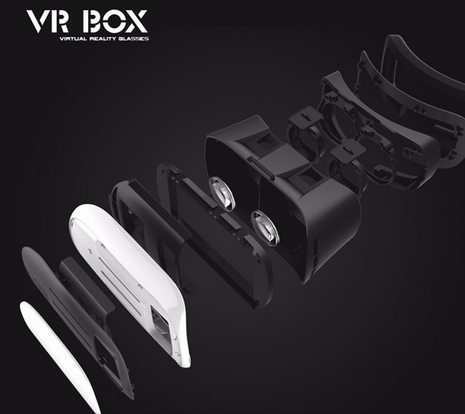 Wholesal Virtual Reality Vr Video Cardbard 3D Glasses for Cellphone