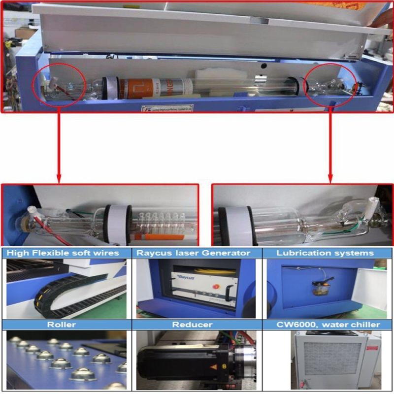 Professional Large Size Leather Fabric Textile CO2 Laser Cutting Machine