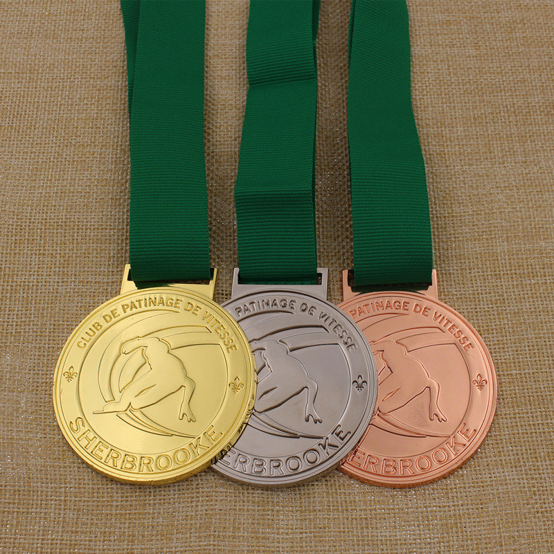 Custom Metal Karate/Running/Coin/Medallion/Gold/Silver/Bronze/Enamel/Marathon/Badge/Sport Medal with Ribbon