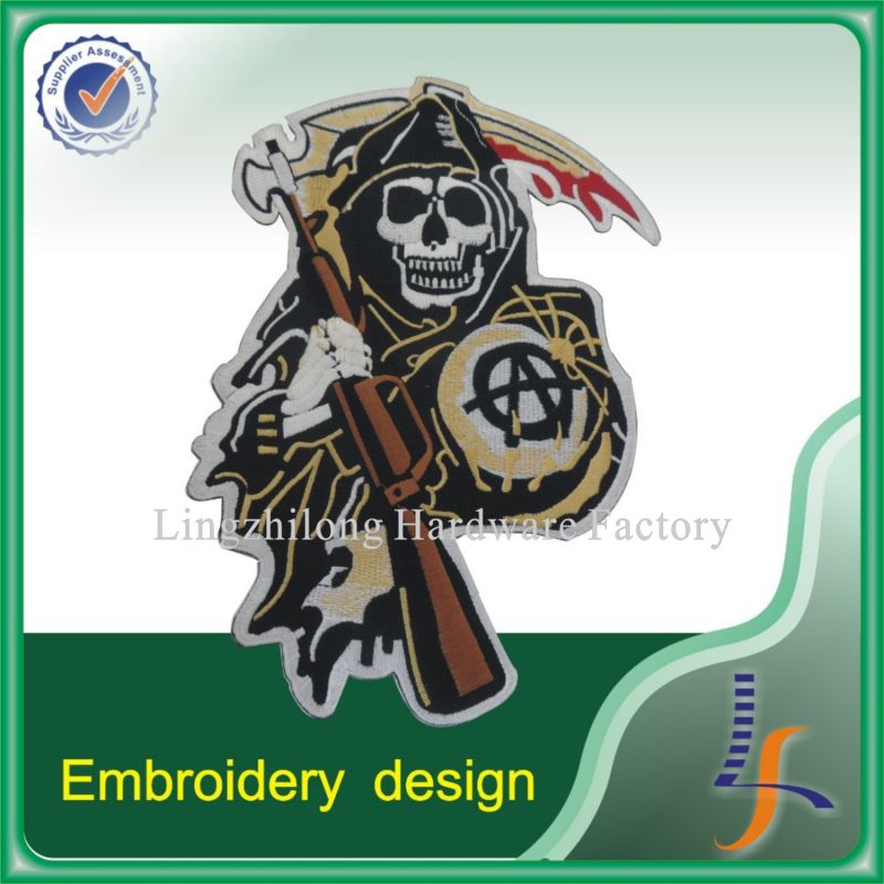 Iron-on Backed Custom Embroidery Design Patch