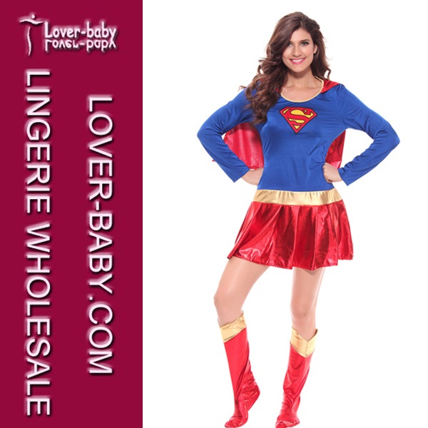 Halloween Superhero Supergirl Costumes (L1325)