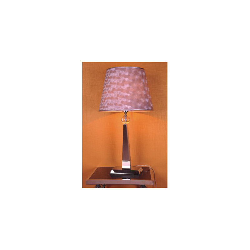 Decorative Pink Fabric Iron Table Lamp for Bedroom