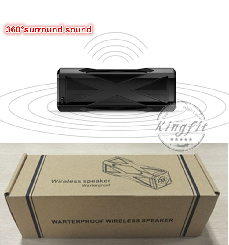 Ipx6 Waterproof Shower Power Bank Wireless Bluetooth Speaker