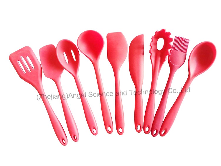 Non-Stick Silicone Kitchen Spoon for Cooking Tool Silicone Soup Spoon Sk15