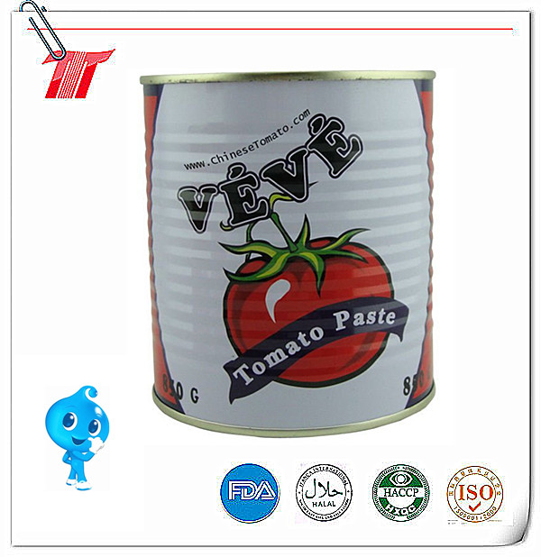 800g Veve Brand Organic Canned Tomato Paste