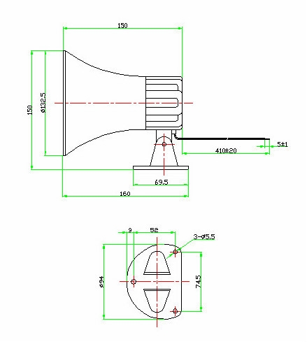 Indoor Alarm Siren Manufacturers Alarm Siren 12V Alarm Siren 130dB (FBELE)