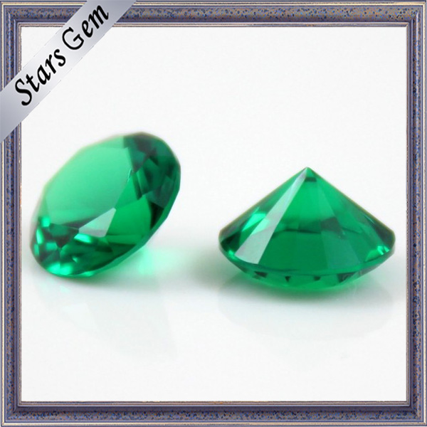 Wuzhou Synthetic Emerald Green Nano Loose Stone