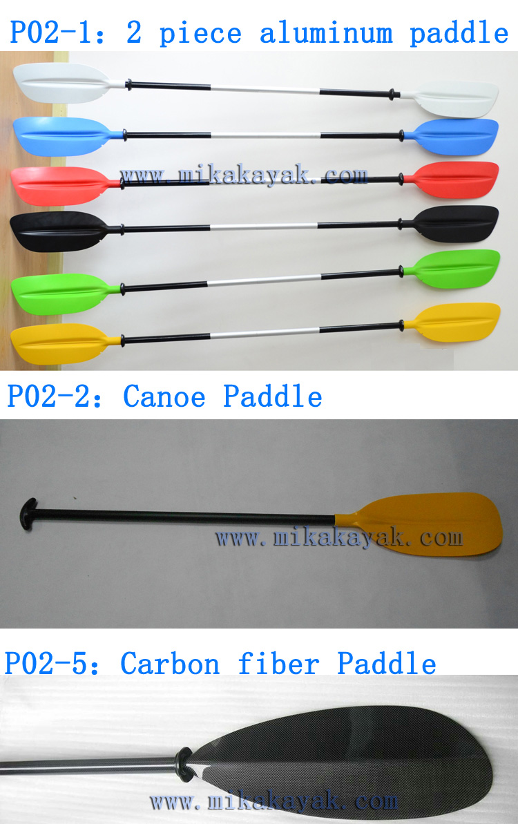 2 Pieces Aluminum Wholesale Kayak Paddle Boat Oars/Kayak Accessories