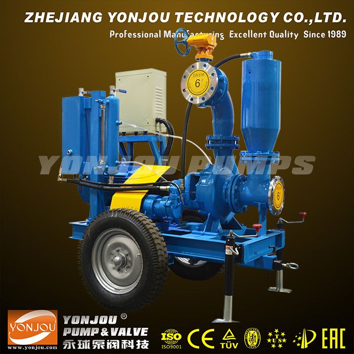 Dewatering Pump, Vacuum Assist Dry Run Self Priming Pump