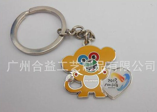 Custom Metal Keyring, Round Blank Keychain (GZHY-KA-076)