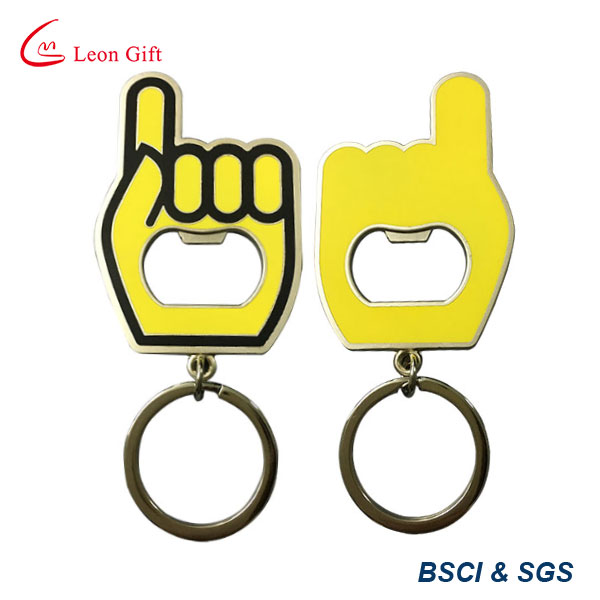 Zinc Alloy Bottle Opener Keychain