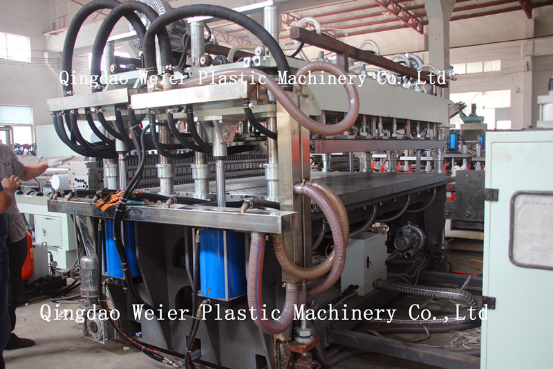 Width 1200mm PP Plastic Hollow Board Extrusion Line