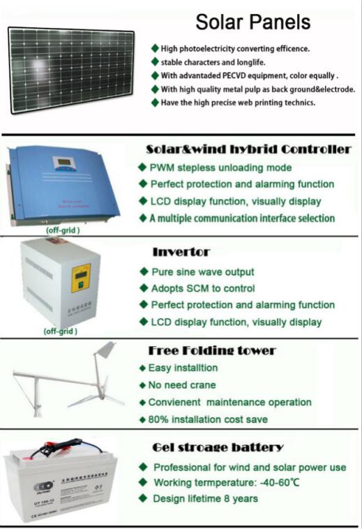 10kw Solar Wind Hybrid System