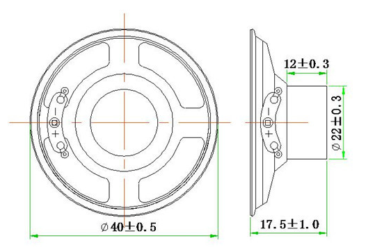 Fbs40n-1 Cheaper 40mm 1W Paper Cone Loudspeaker (FBELE)