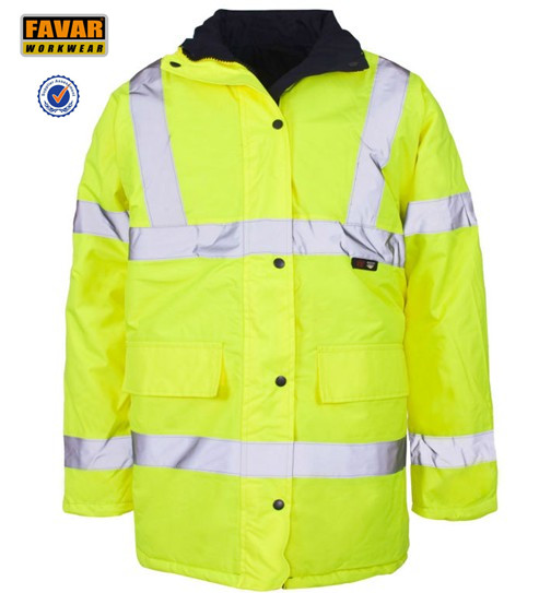 High Vis Protect Waterproof Oxford Jacket