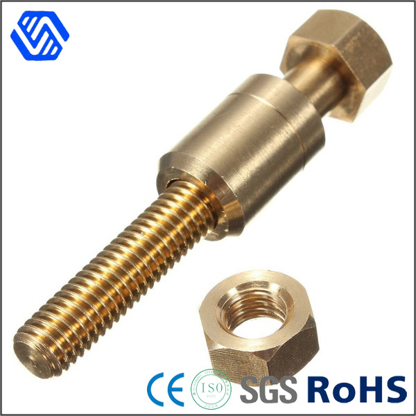 Custom Made Special Wheel Bolts Brass Hanger Bolt Anchor with Special Nut and Hex Nut