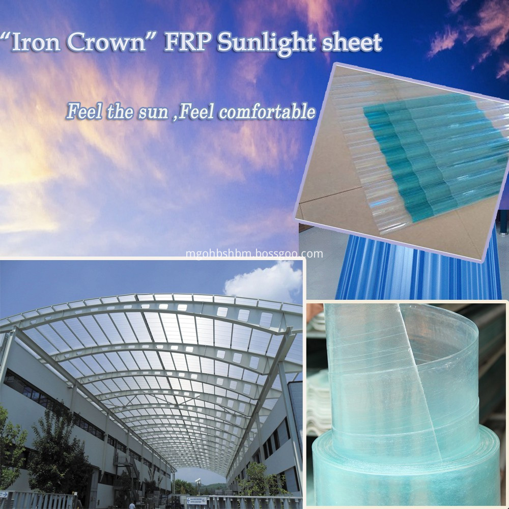 Fiberglass skylight roof panel