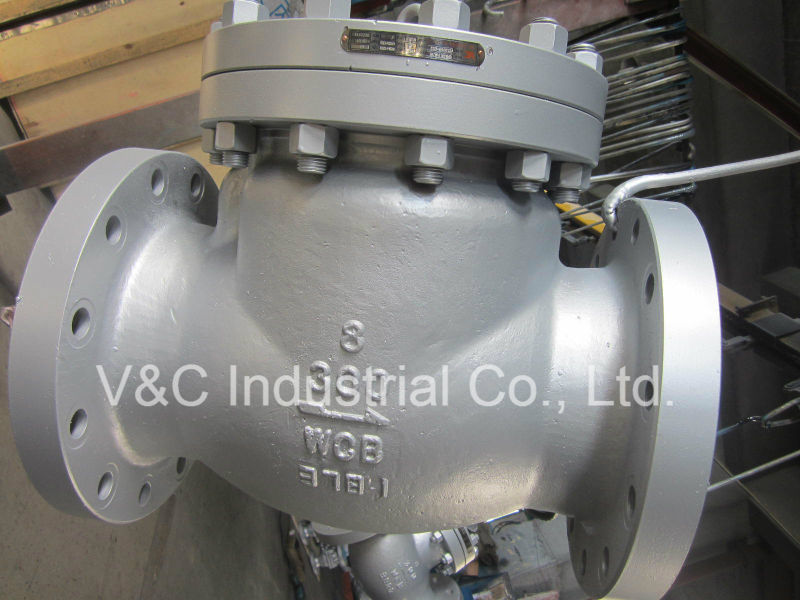 API600 Carbon Steel Wcb Swing Check Valve with Flanged End