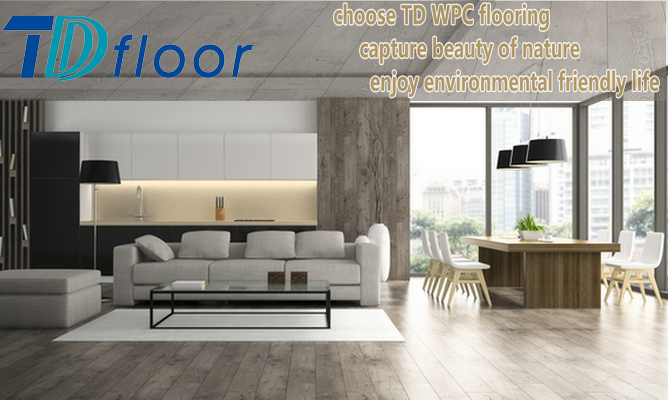 Indoor Wood Plastic Composite Vinyl WPC Flooring
