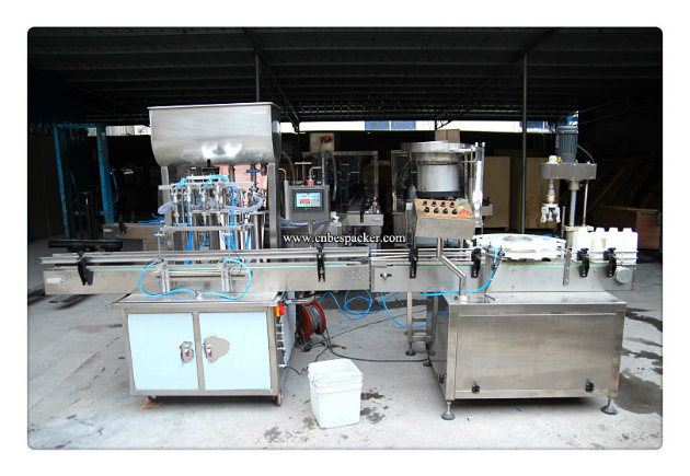 Automatic Whole Water Filling Capping and Labeling Machine