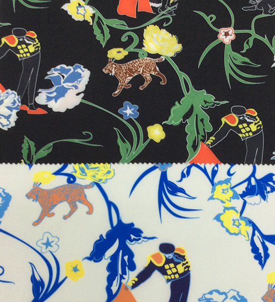 Printed 4-Way Stretch Polyester Garment Fabric/ Textiles Fabric