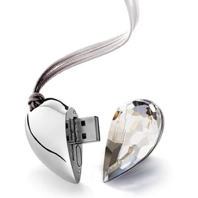 Hot Sale Jewelry Heart Shape Memory Stick USB Drive
