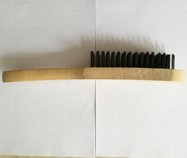 5X16 Row Steel Wire Wooden Handle Brush (YY-640)