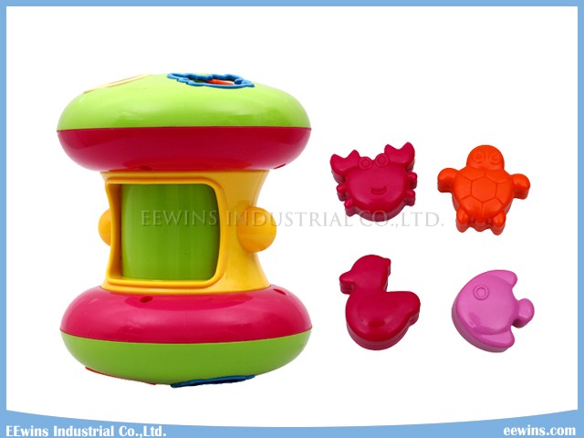 Rotary Drum Blocks Toys Plastic Educational Toys