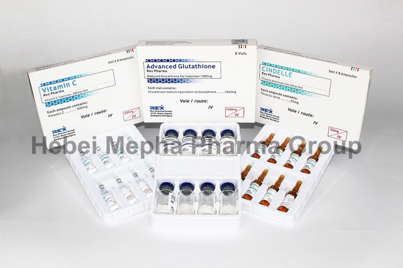 New Products, Newppackage, Anti-Aging, Non-Surgery, Thioctic Acid Inj, Glutathione Inj, and Vc for Skin Whitening Use