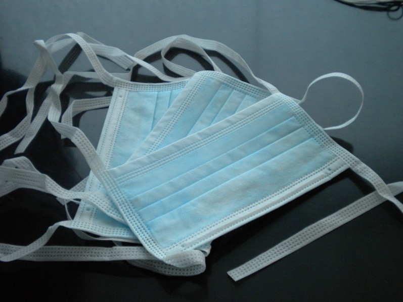 Disposable Non Woven Surgical Face Mask with Tie on