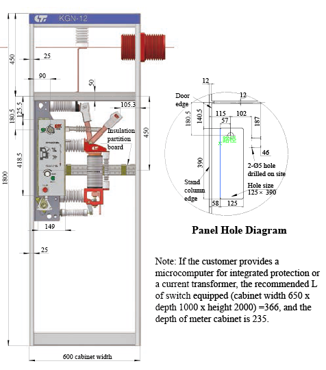 Hot Sale AC Hv Vacuum Circuit Breaker-Yfgz16-12/T630-25