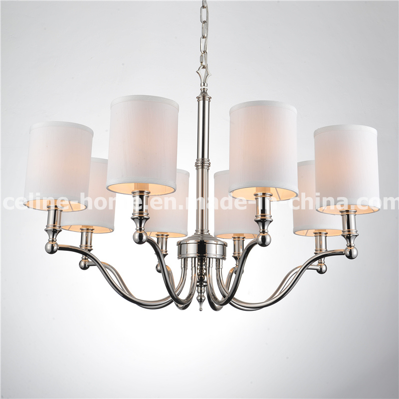 Modern Chandelier Lamp with Fabric Shade (SL2017-8)