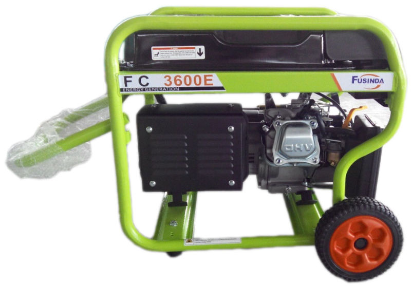 China 3kw 3kVA 170f/208cc Petrol Gasoline Generator (FC3600E) with Electric Start