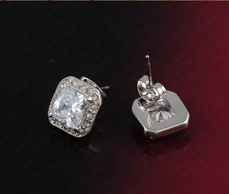 2colors Classical Square Stud Earring for Women (ER0192)