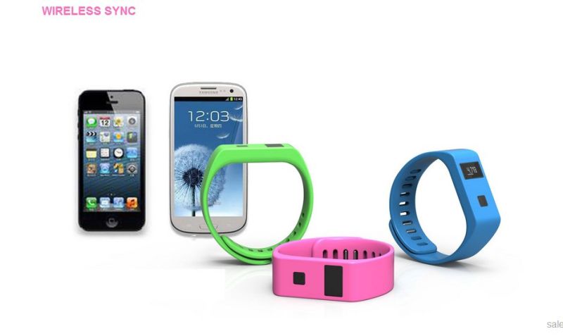 Waterproof Wireless Bluetooth Wristband with Mobile APP