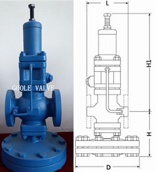 Stainless Steel Pressure Regulating Valve for Steam (GADP27)