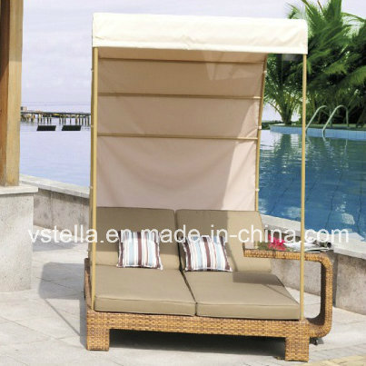 Garden Patio Rattan Wicker Outdoor Sunbed