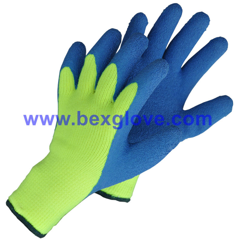 Winter Warm Glove, Latex Glove, 7 Gauge Acrylic Liner