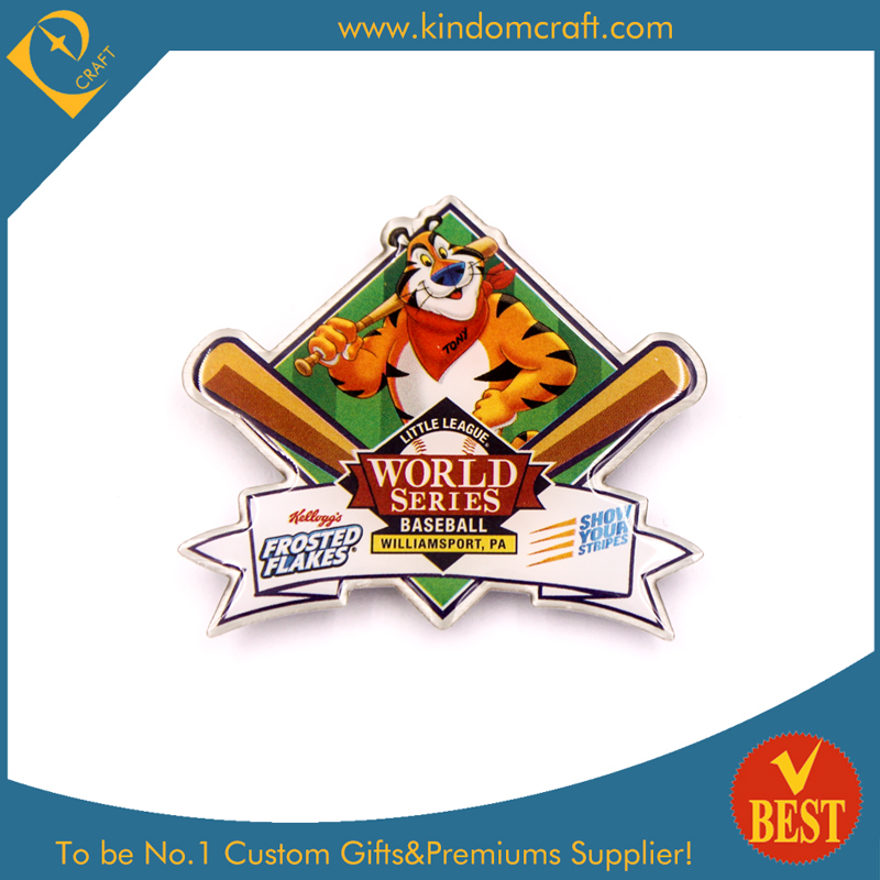 World Series Baseball Souvenir Metal Printed Pin Badge in High Quality