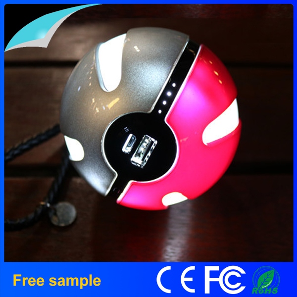 2016 Hotsale Portable LED Lighting 10000mAh Magic Ball Mobile Power Bank