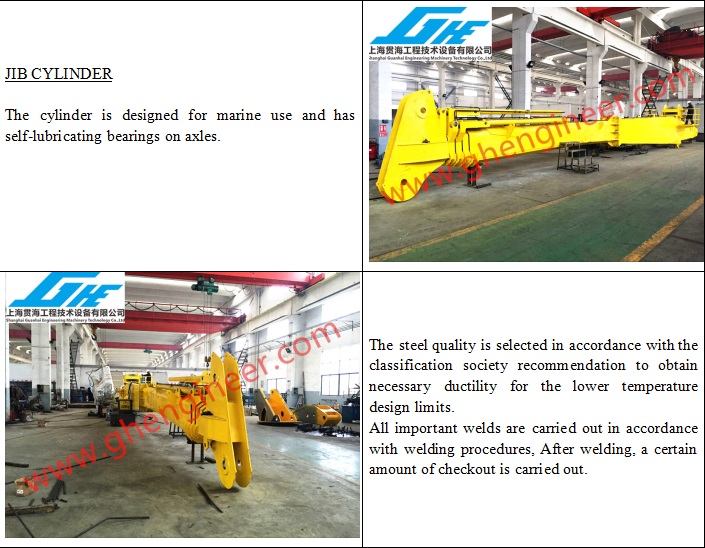 2t@6m Hydraulic Telescopic Boom Marine Offshore Crane