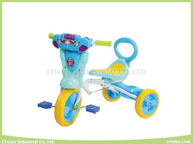 Electric Music and Lights Foldable Tricycle for Kids